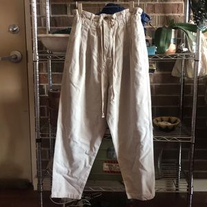 Free People Margate Pleated Pull-On Trousers NWOT